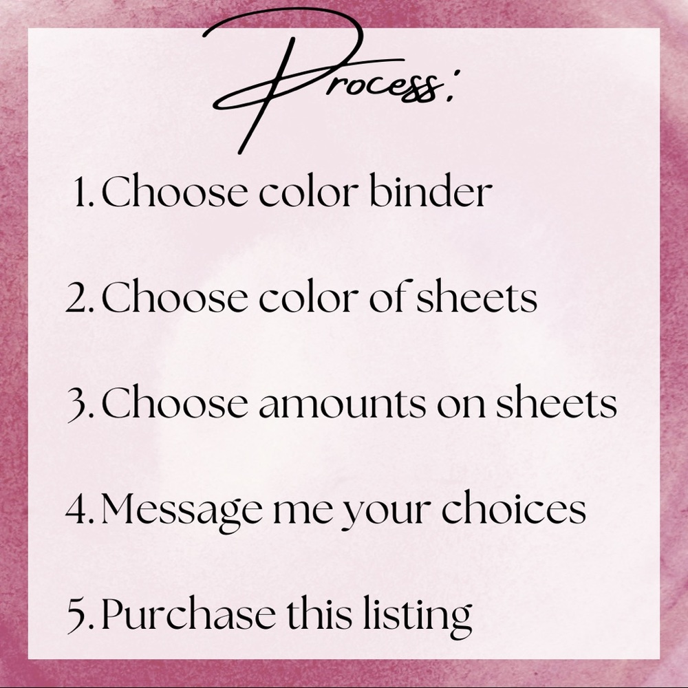Cash Binder w/ Savings Challenge Sheets - Picture 2 of 11